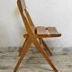 Bureau vintage pieds compas et sa chaise années 50/60