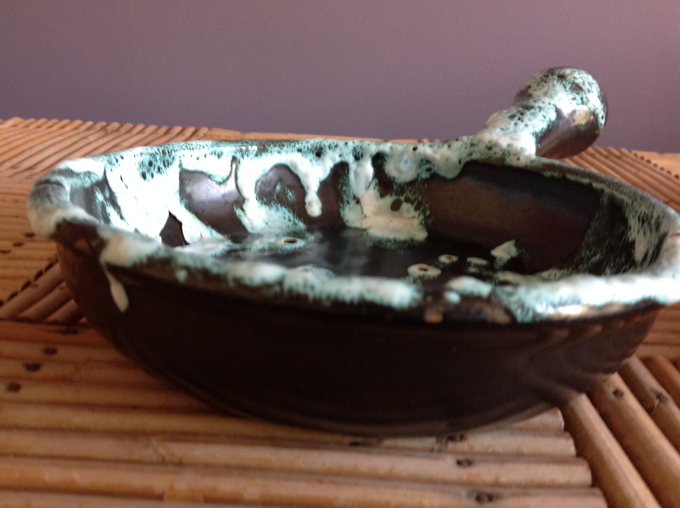 Duo of ceramic dishes