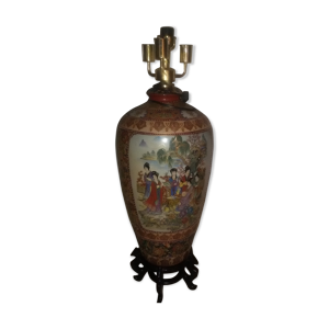 Lampe japonaise cloisonnée