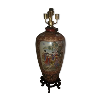 Lampe japonaise cloisonnée