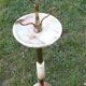 Standing ashtray and laying cigarettes, brass and marble, early XXth