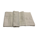 Lot of different monogram towels