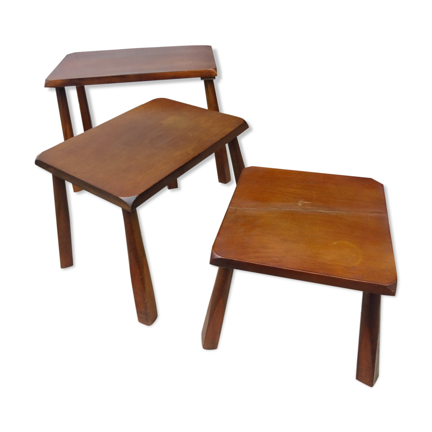 Brutalist nesting tables