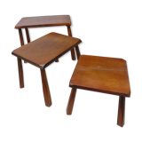 Brutalist nesting tables