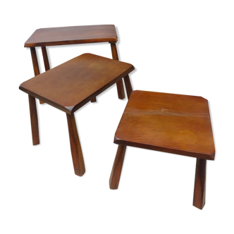 Brutalist nesting tables