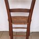 Series of 4 straw chairs