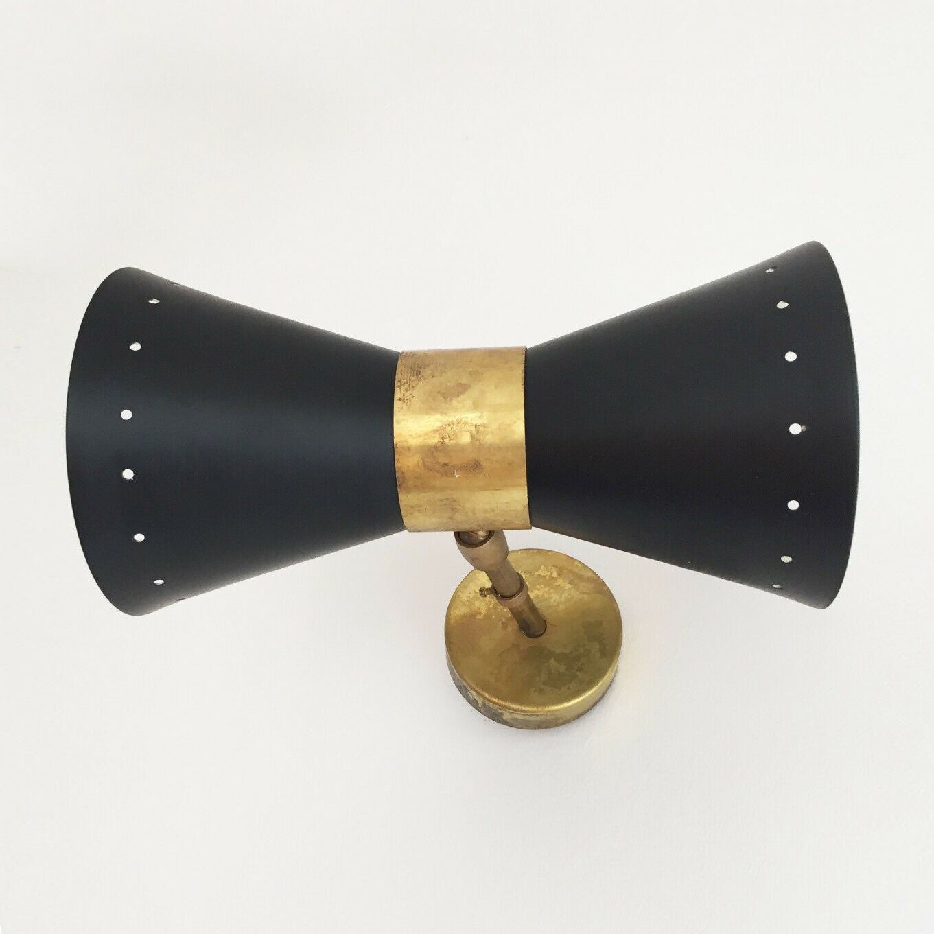 Paire d'appliques Italiennes Diabolo design années 1950