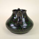 Spanish pottery vase with two handles