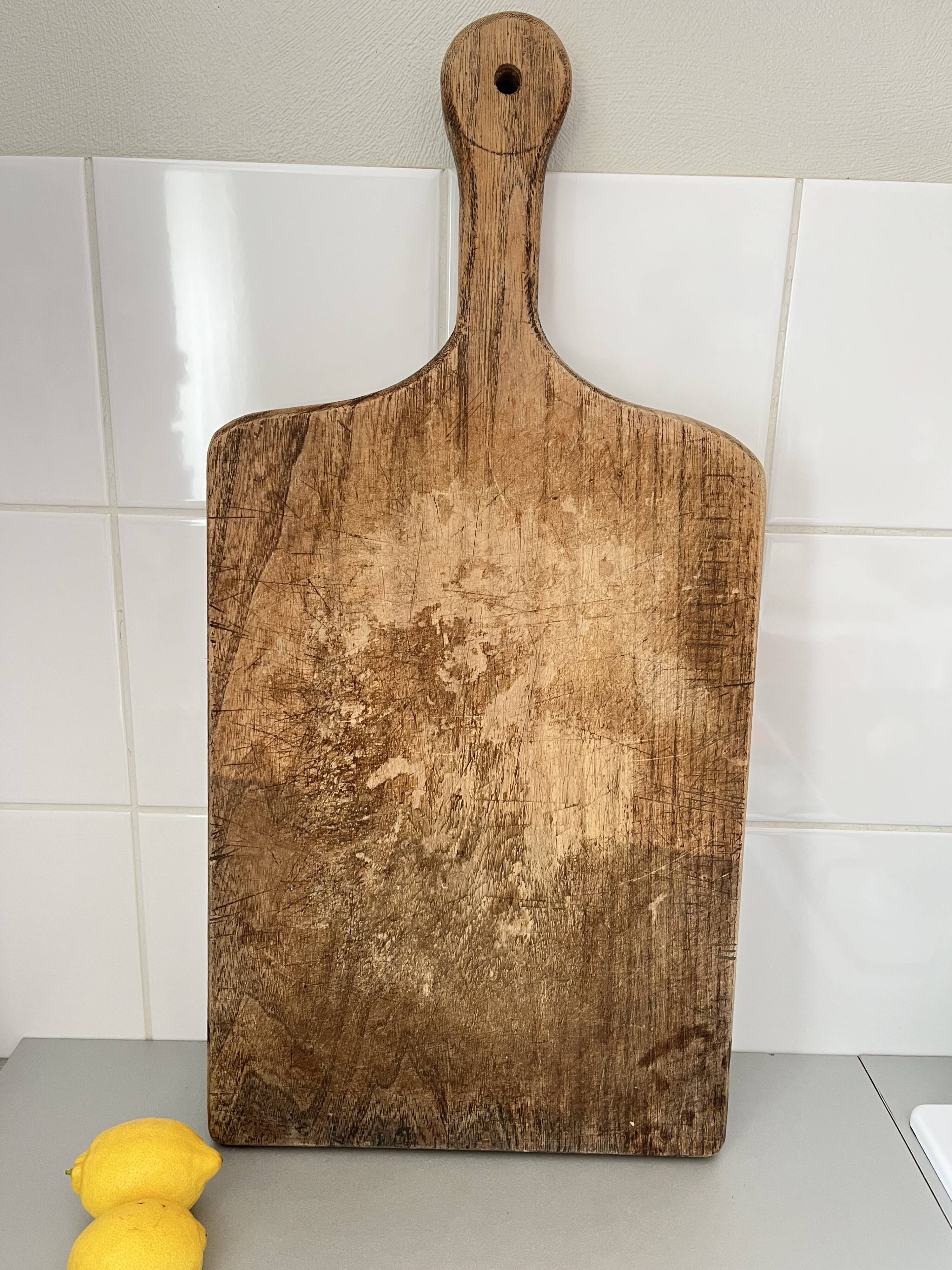 Old wooden cutting board
