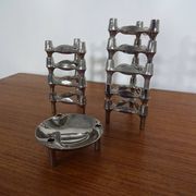 Candleholders by Ceasar Stoffi & Fritz Nagel for BMF, 1960s, Set of 10