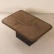 Brutalist Coffee Table by Paul Kingma with a Chamsa (protective hand), 1980s