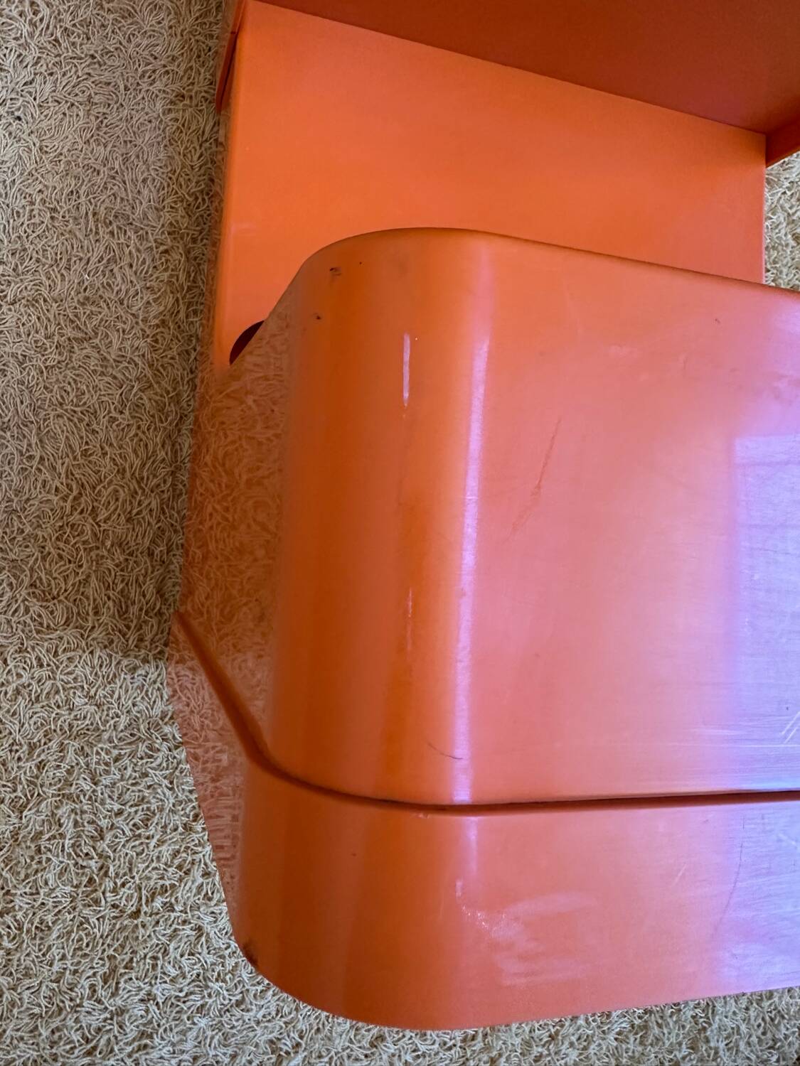 Prisunic Flair model plastic bedside table