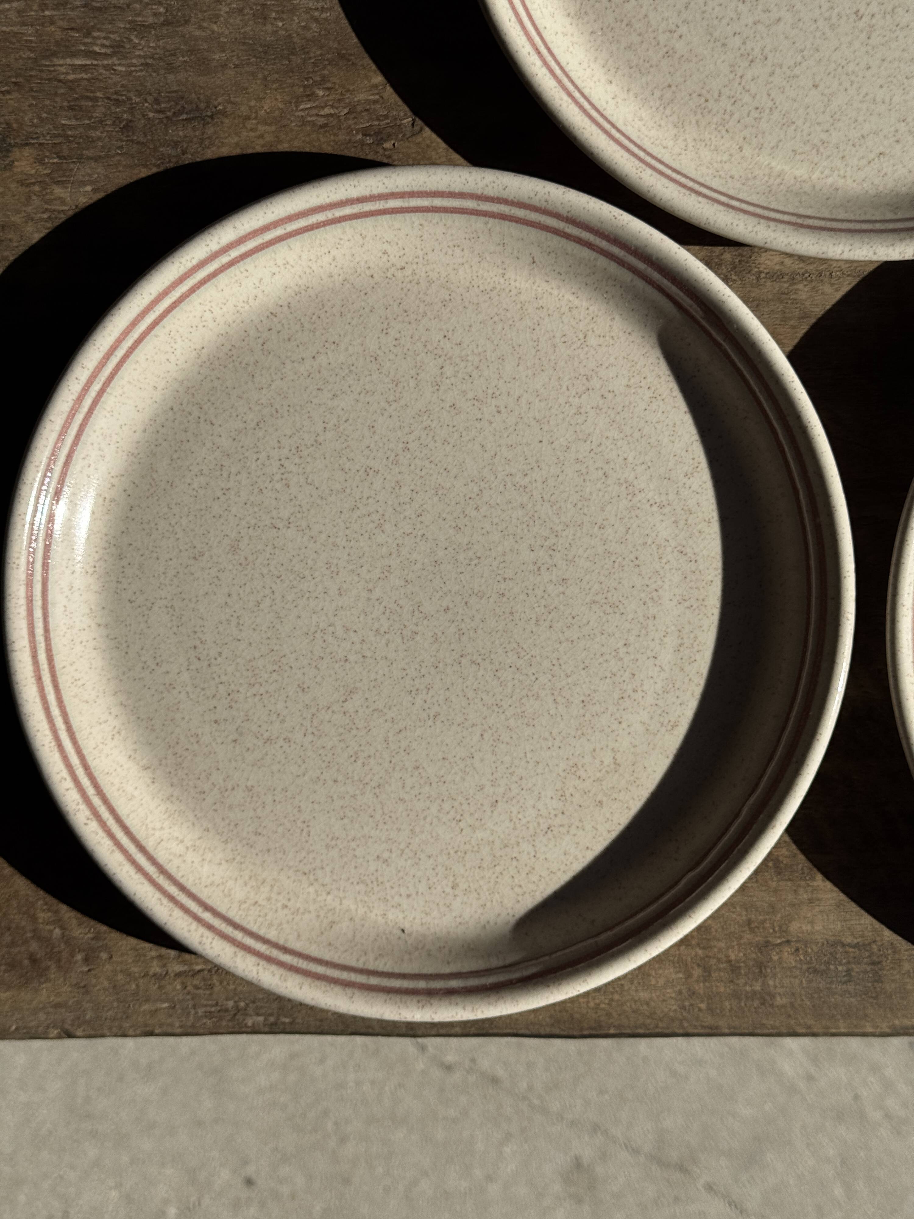 Lunéville table service Art Workshop 8 plates and 2 serving dishes