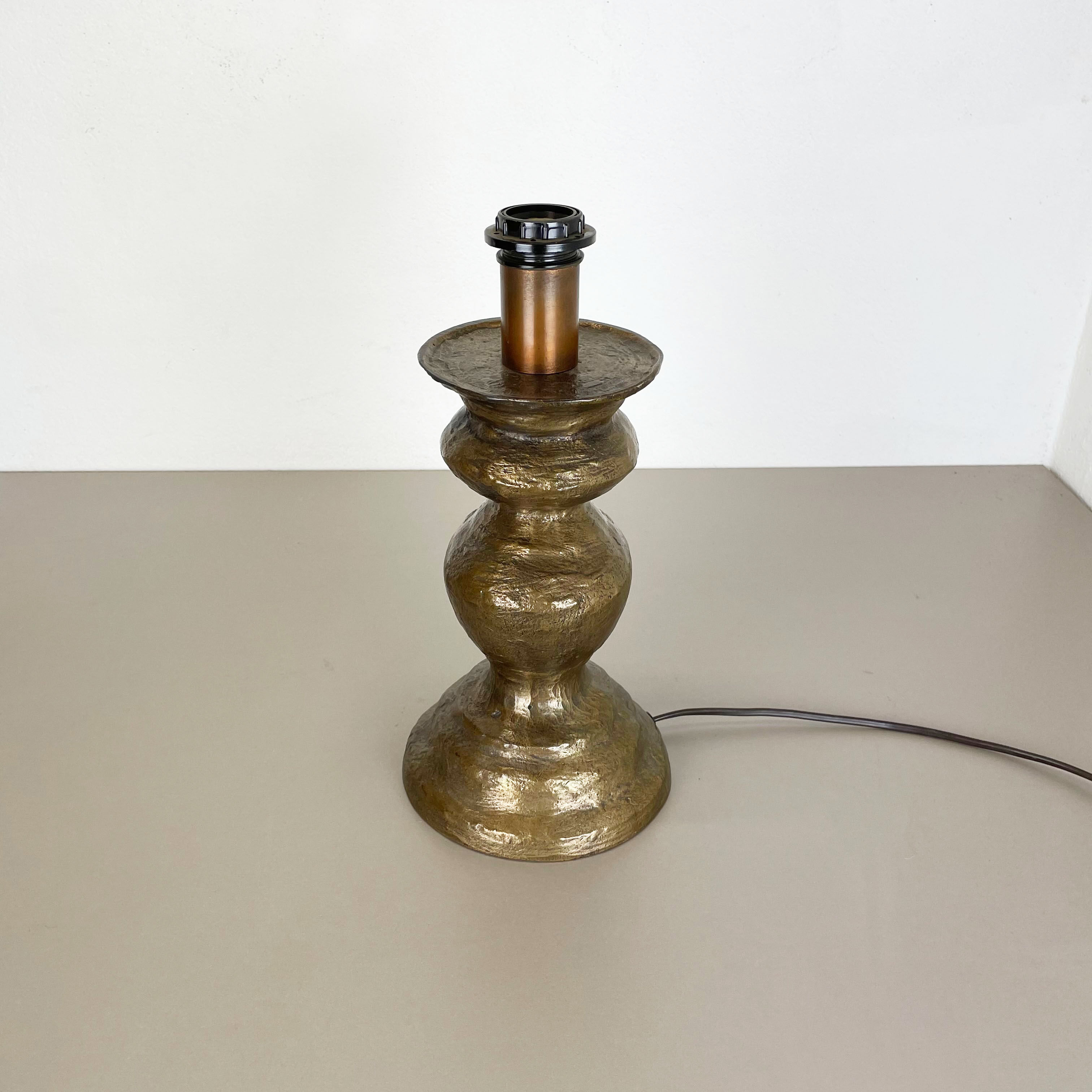 Original Kalmar Style Hollywood Regency Bronze Table Light, Austria, 1960s