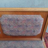 Vintage oak bench storage bench