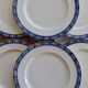 6 vintage ironstone dinner plates Great Universal British