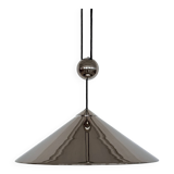 Florian Schulz Large Plated Nickel Pendant Lamp KEOS Pendant, 1970