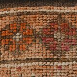 Light Orange & Red Turkish Runner Rug, 87x410Cm