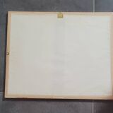 Tableau, peinture ancienne Mario Carletti composition Cubiste, XXeme s.