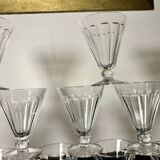 11 Verres Val Saint Lambert Eurel Model
