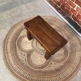 Wooden bench brutalist style