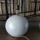 Ceramic lamp foot, iridescent white