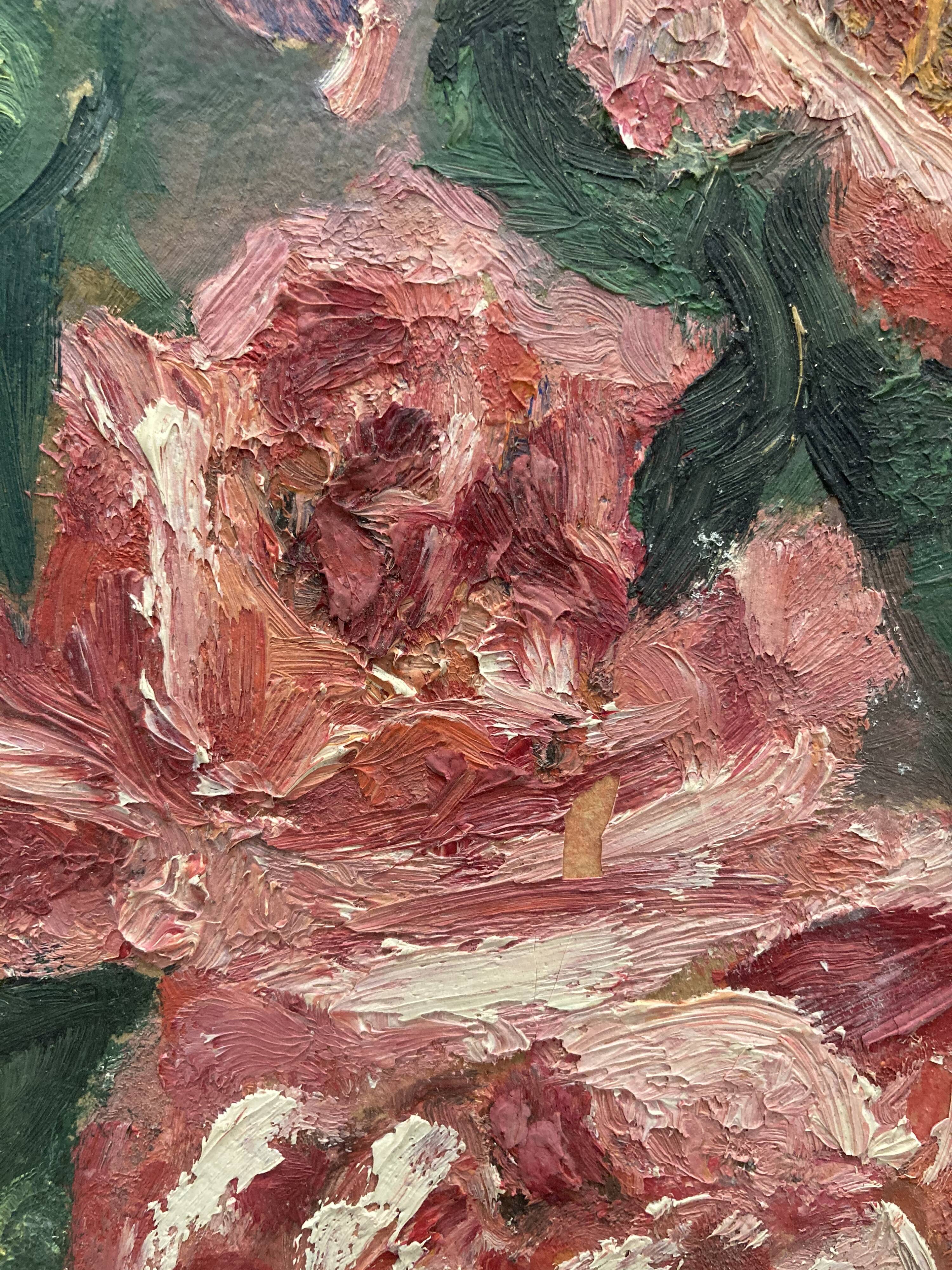 Vintage rose painting