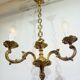 3-Light Bronze Chandelier