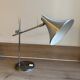 Lampe de Bureau Vintage à Bras Articulé – Métal Brossé & Chrome