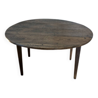 Table ronde ancienne à rabats