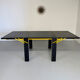 Table à manger extensible postmoderne design italien Lorenzo et Stefani, 1980