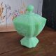 Green opaline bonbonnière