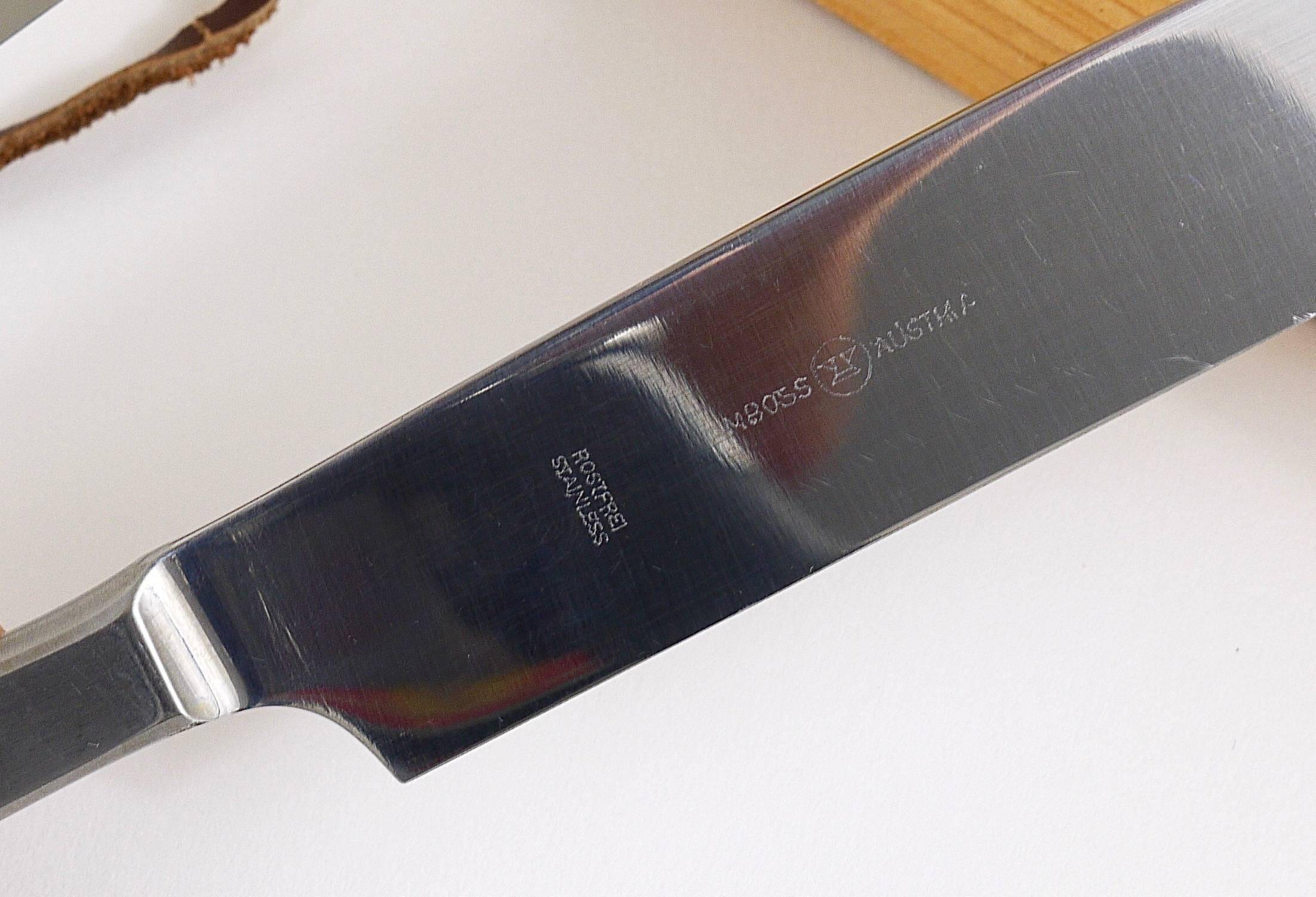 Knife and carving fork box Helmut Alder Amboss 2050, Austria, 1950s