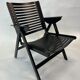 Niko Kralj Slovenian Rex Plywood Folding Chair for Stol 1950s in Black