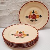 Set 6 flat plates Longchamp