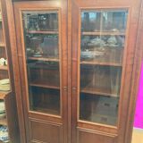 Bookcase with 2 glass doors
