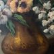 Oil on canvas by Lewarny Bouquet of flowers Mid-twentieth
