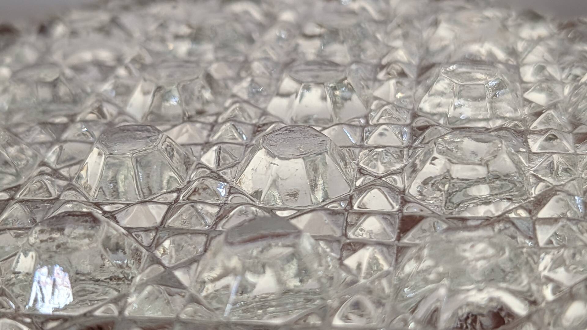 Prisma diamond glass ceiling light