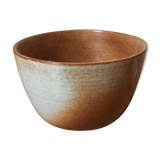 Sandstone bowl enamel brown-orange and speckled grey