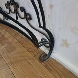 Wrought iron and marble console from the 50s=60s