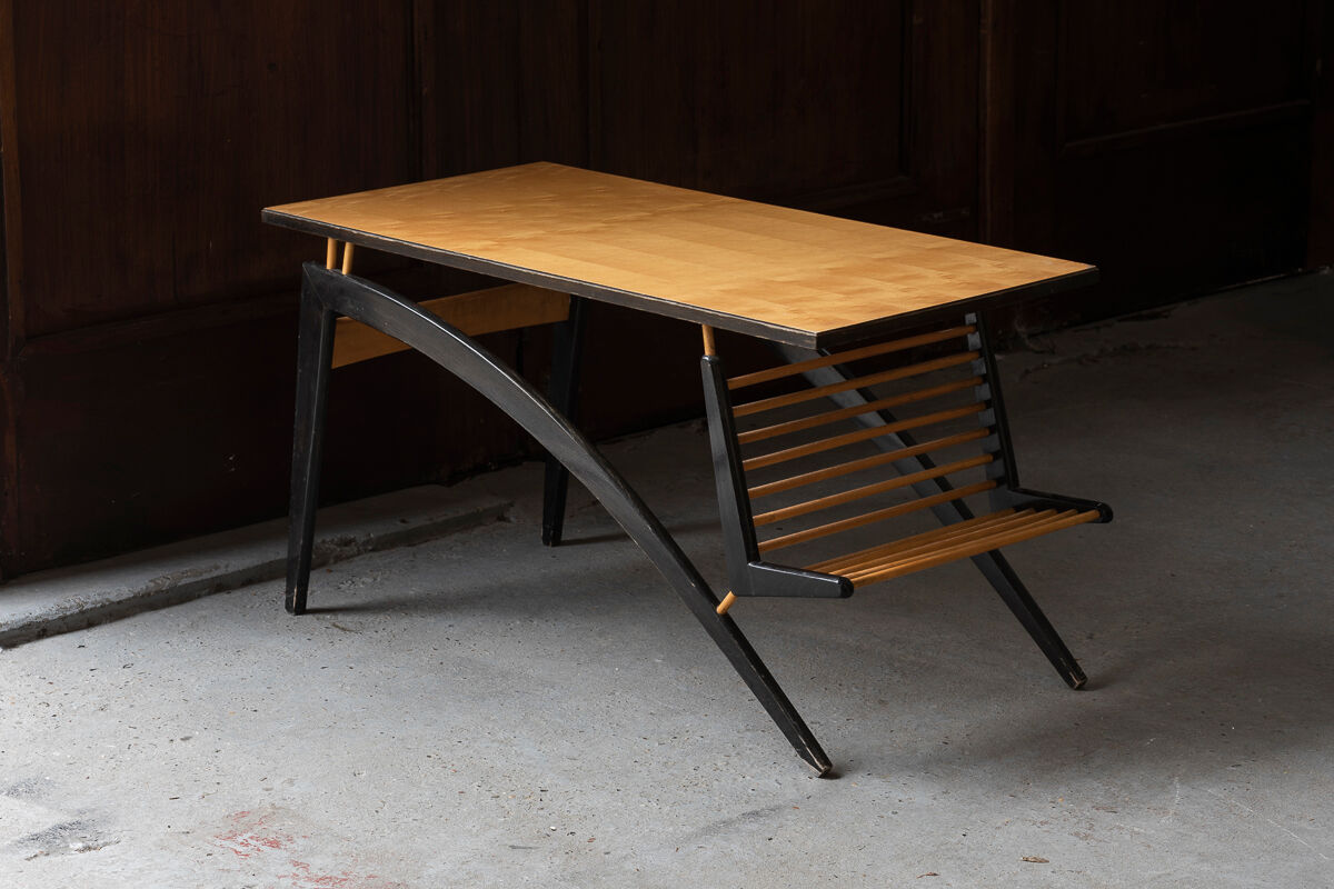 Table basse aux formes organiques, Slovénie, années 1960