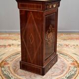 Bedside of the period Charles X in marquetry XIXth