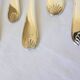 6 fourchettes en métal argenté poinçonnées de l'orfèvre Liberty modèle coquille 2106250