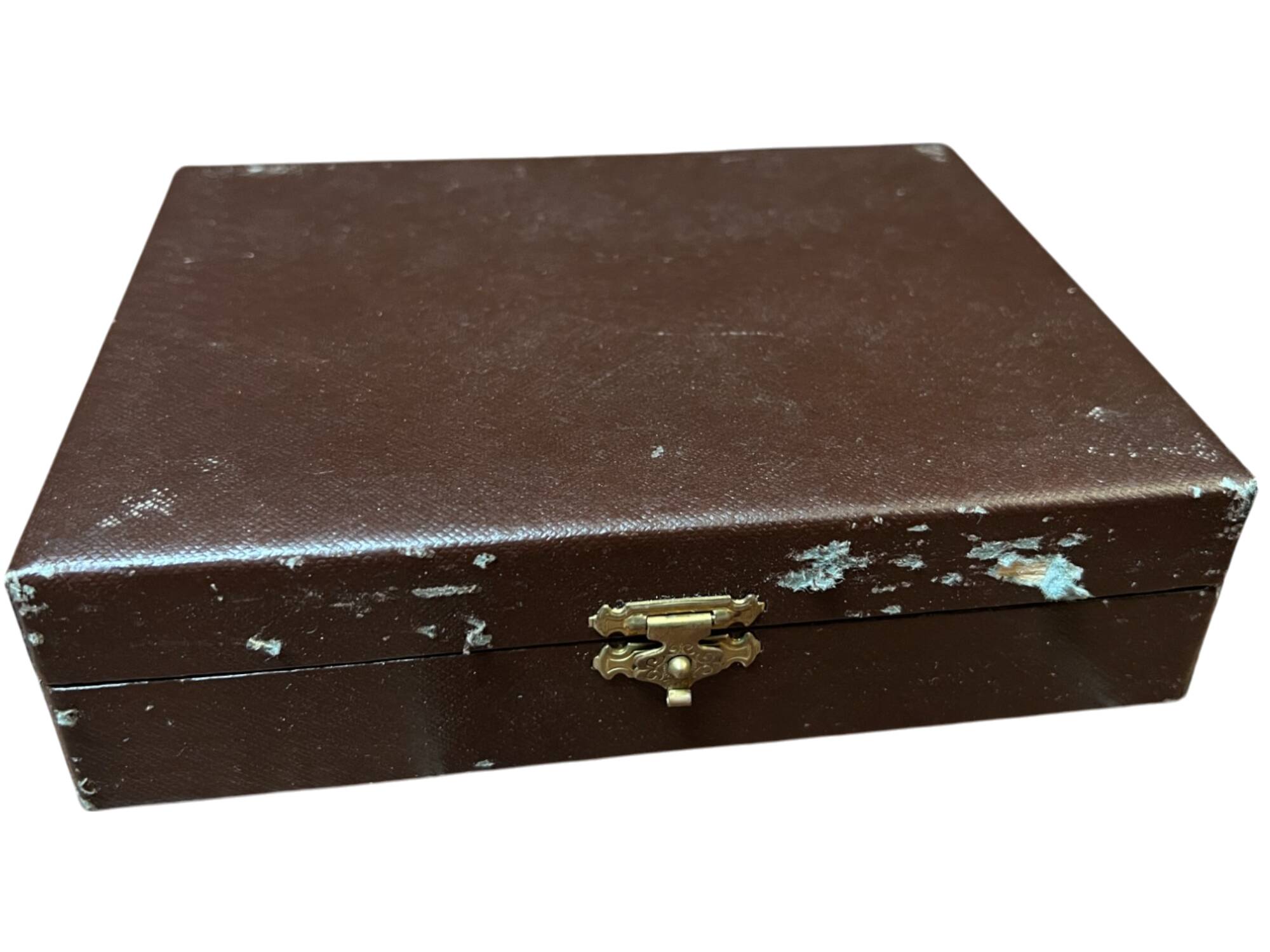 Set of 12 silver-plated metal cake forks from the Nicolet Orléans brand