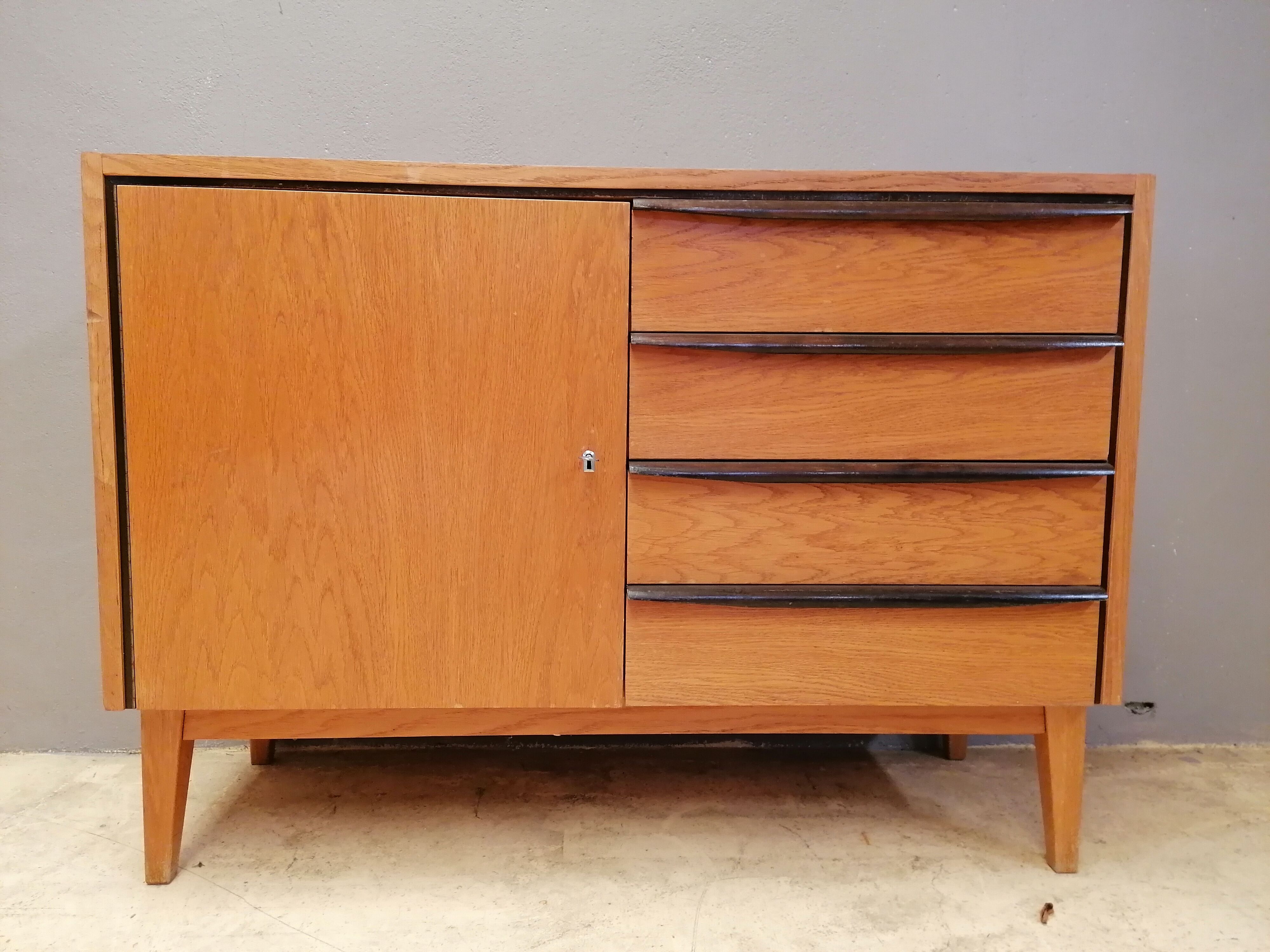 Vintage czech chest of drawers, scandinavian style