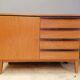 Vintage czech chest of drawers, scandinavian style