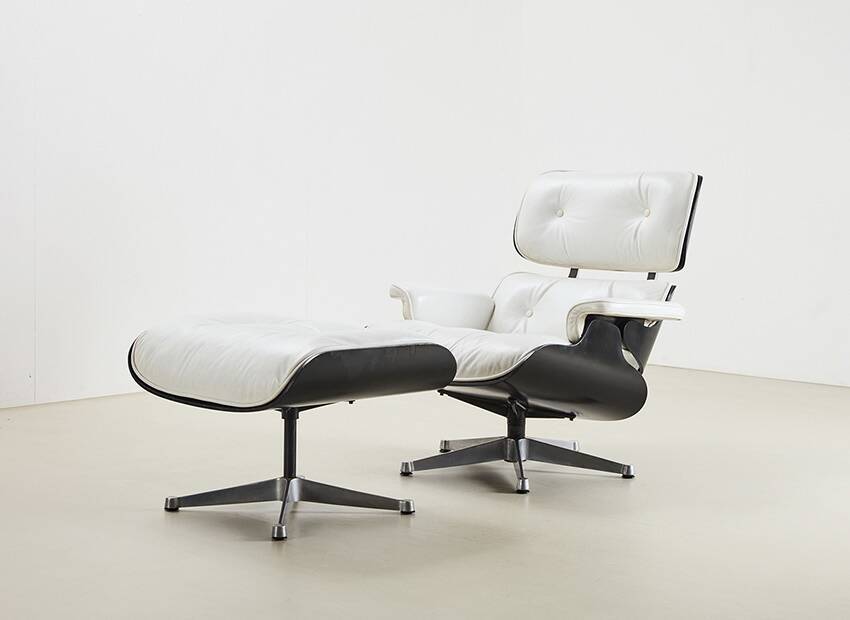 Charles & Ray Eames Lounge Chair + Ottoman by ICF for Herman Miller 60s/70s