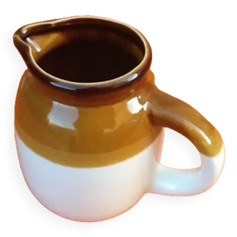 Two-tone pitcher Glazed ceramic
