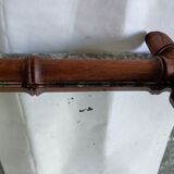 Wooden barber mirror imitation bamboo from the 20s