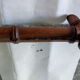 Wooden barber mirror imitation bamboo from the 20s